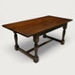 Old Charm Exeter Solid Oak Dining Table Tudor Brown VGC Seats 8 FREE UK Delivery. SBR10334/1504E