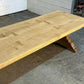 Stunning Large French Bleached Oak Farmhouse Dining Table