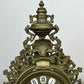Clock Vintage French Style Quartz Ornate Roman Numeral Mantel Clock LOT 6443