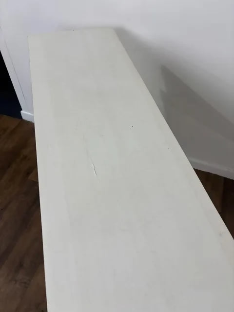 Large Modern White Console Table