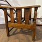 Vintage Oak Reclining Armchair