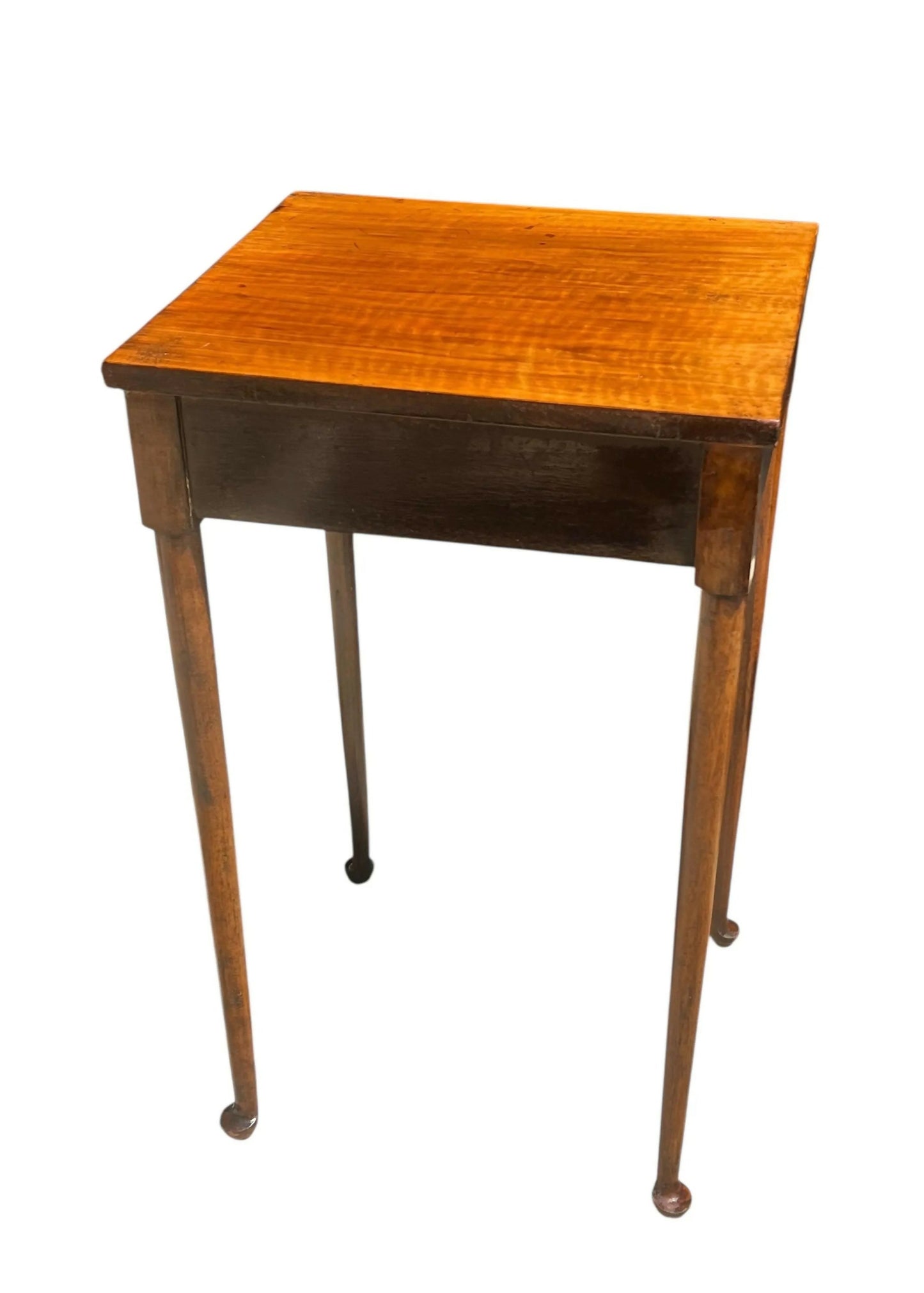 Antique Mahogany 19th century pad foot side table
