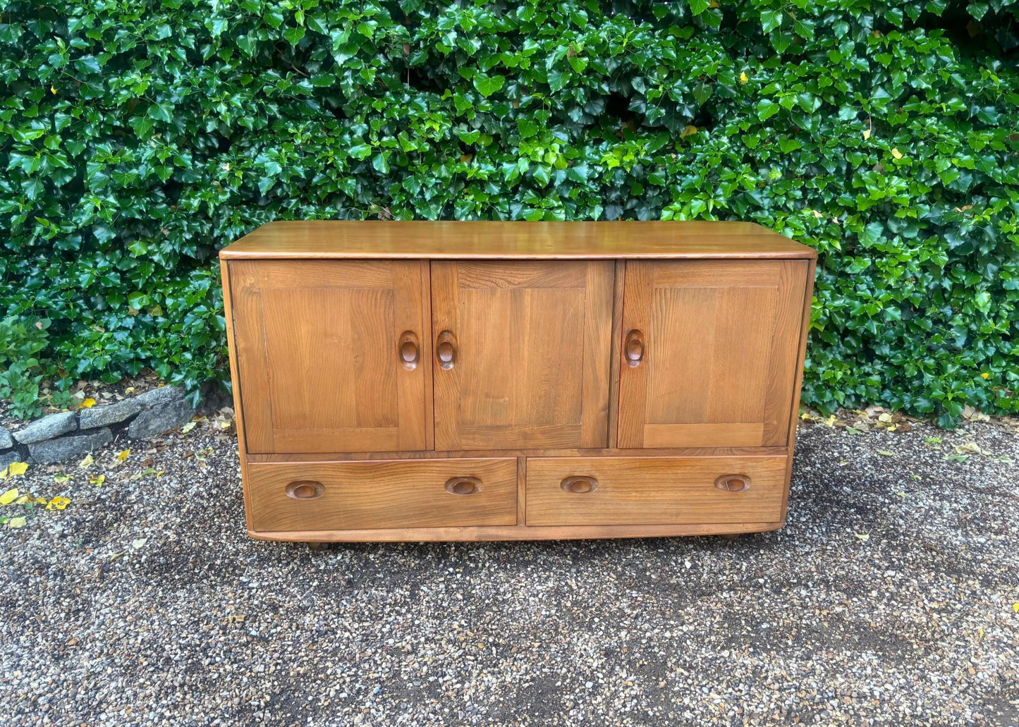 Mid Century Ercol Windsor Elm Sideboard