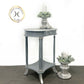 Grey And Silver Side Table