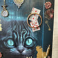 Alice in Steampunk Wonderland Upcyled Cabinet, Drinks Bar, Cocktail Cabinet, Statement, Maximalist MADE TO ORDER