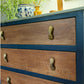 Tall Boy Vintage Chest of drawers refurbished