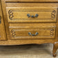Cabinet Vintage French Louis XIV Oak Sideboard with Carved Cupboard LOT 6264