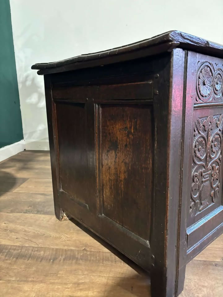 17th Century Oak Coffer8