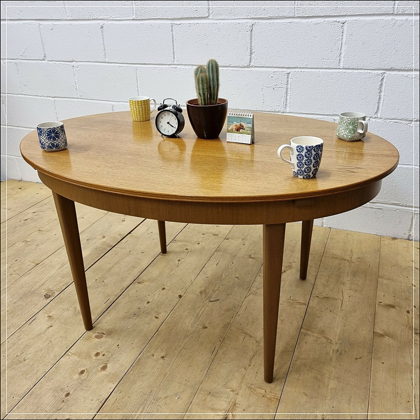 vintage dining table ONLY teak Greaves & Thomas mid century danish design