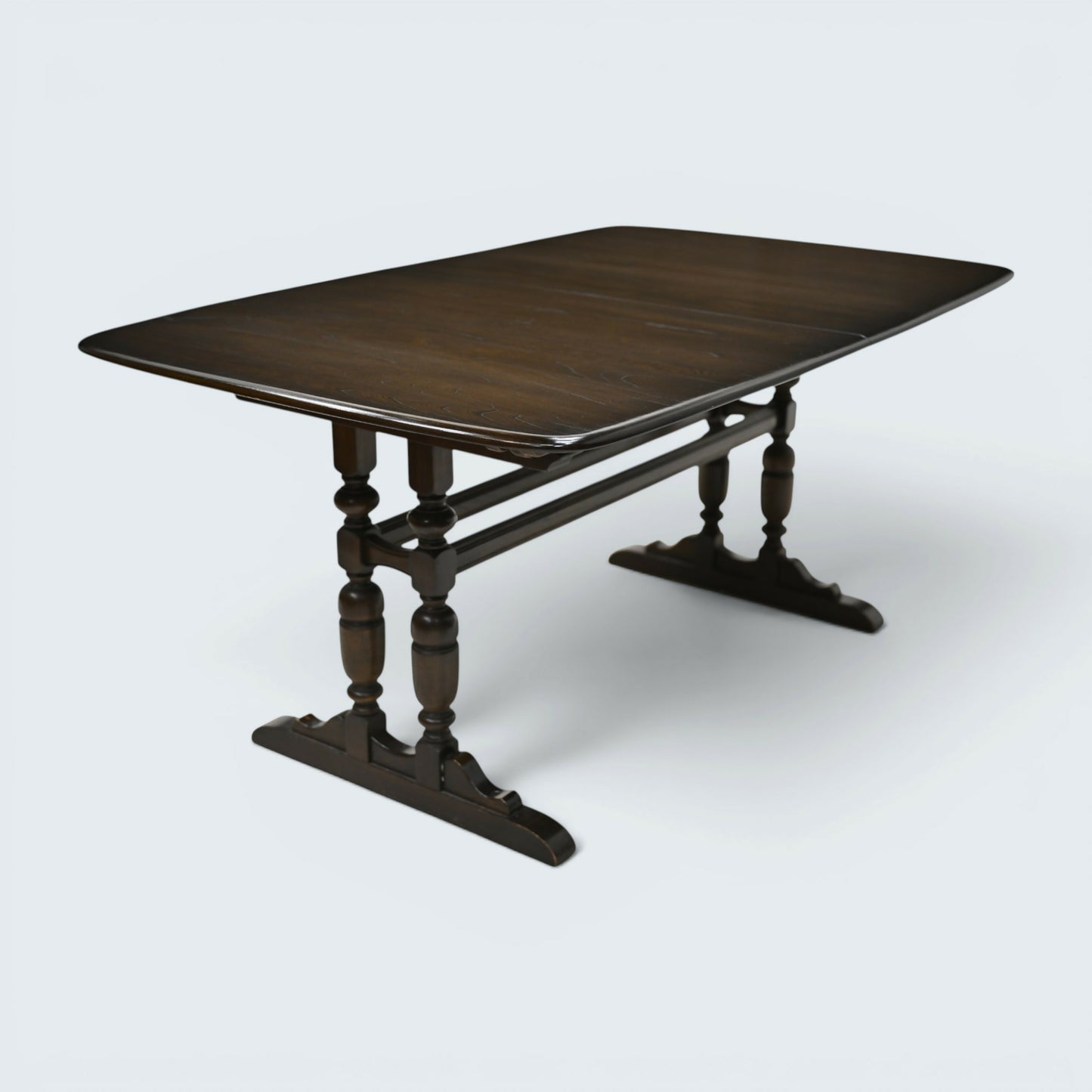 Ercol Dorchester Extending Dining Dark Finish Seats 8 to 10 FREE UK Delivery