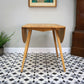 Four Ercol Windsor 370 Dining Chairs with n Elm Ercol Drop Leaf Dining Table