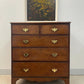 Vintage Georgian oak chest of drawers