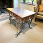 19th Century Antique Black Forest Antler Table