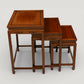 Chinese Nest of Tables Teak/Rosewood Carvings 3 Side Tables Free UK Delivery*