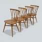 4 Ercol Windsor Candlestick Dining Chairs Light Finish Vintage FREE* UK Delivery