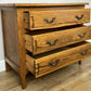 Chest of Drawers Vintage French Louis Oak 3 Drawers Carved Cabinet LOT 6256