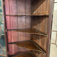 Antique Mahogany Corner Display Cabinet343