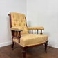 Edwardian Mahogany Framed Nursing Armchair