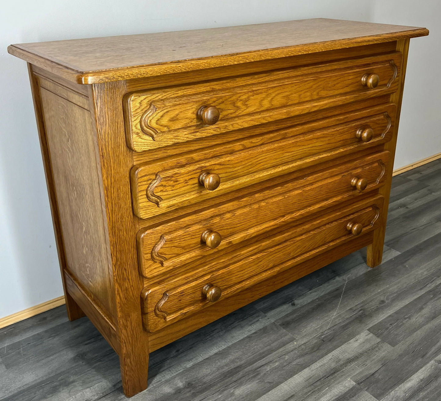 Vintage Chest of Drawers French Style Sideboard Carved Cabinet LOT 2926