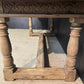 Bleached Oak Farmhouse Dining Table