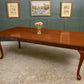 7.5 ft Solid Mahogany Dining Table - 8 Seater - Rectangular - Queen Anne Style