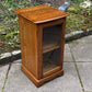 AN ERCOL WARWICK GOLDEN DAWN ELM CD HI FI STORAGE CABINET / MEDIA STAND.