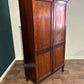 Edwardian Mahogany Double Wardrobe6