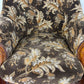 Victorian Upholstered Armchair on Castors