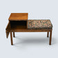 Hall Telephone Table/Seat With Cushion & Small Cupboard Vintage FREE UK Delivery