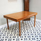 Teak Mid Century Dining Table by White and Newton Extending