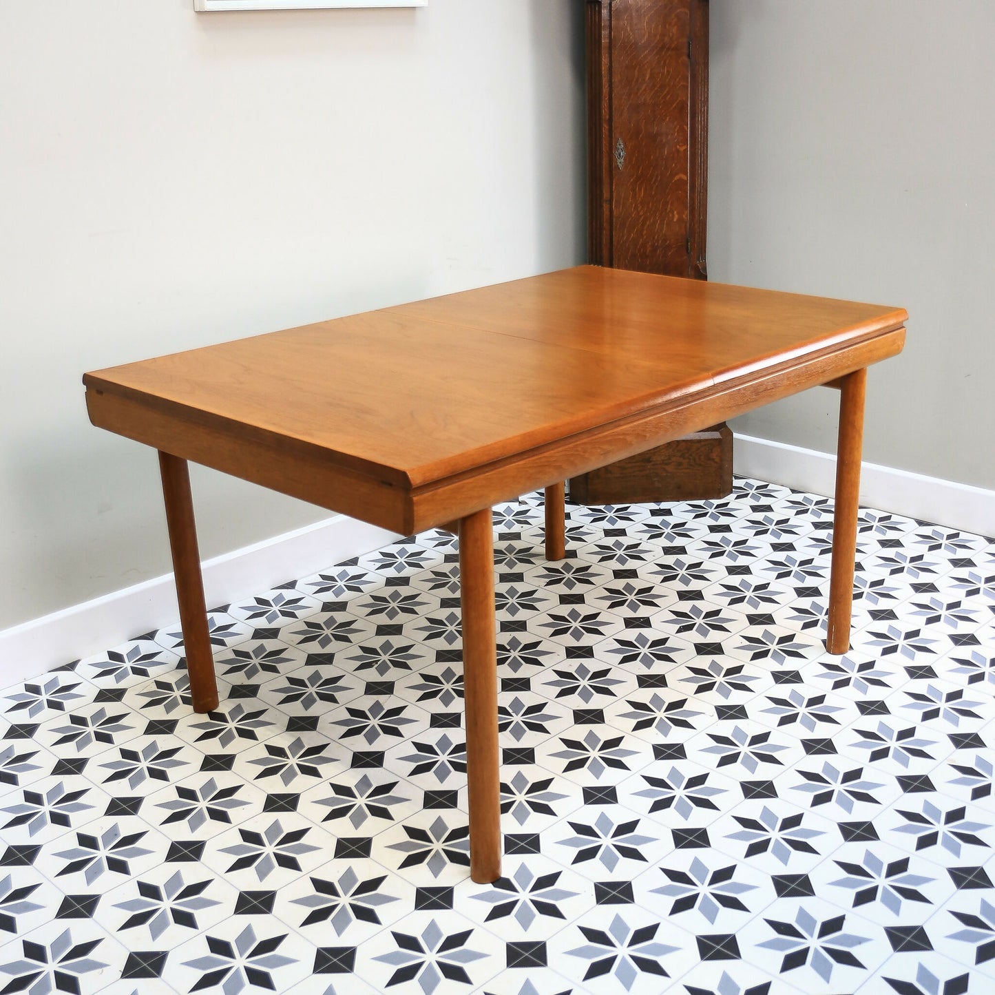 Teak Mid Century Dining Table by White and Newton Extending
