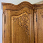 Wardrobe Vintage French Louis XVI Style Oak Four Door Carved Armoire LOT 6496