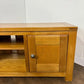 Contemporary Light Oak Flat TV Cabinet / Media Unit