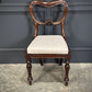 Set of Eight Rosewood Dining Chairs