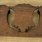 Pediment Antique French Style Oak Hand Carved Decorative Crest LOT 6172