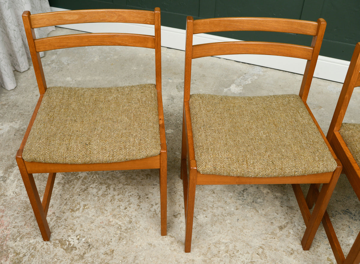4 x Mid Century Danish Dining Chairs by Vantinge Mobelindustri
