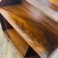 Edwardian Mahogany Open Music Cabinet / Bookcase