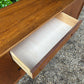 Danish Teak Mid Century Sideboard with Sliding Doors by Clausen and Son
