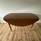 Schreiber Mid Century Drop Leaf Dining Table Vintage