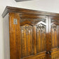 Vintage Oak Priory Style Double Wardrobe by Locks of London