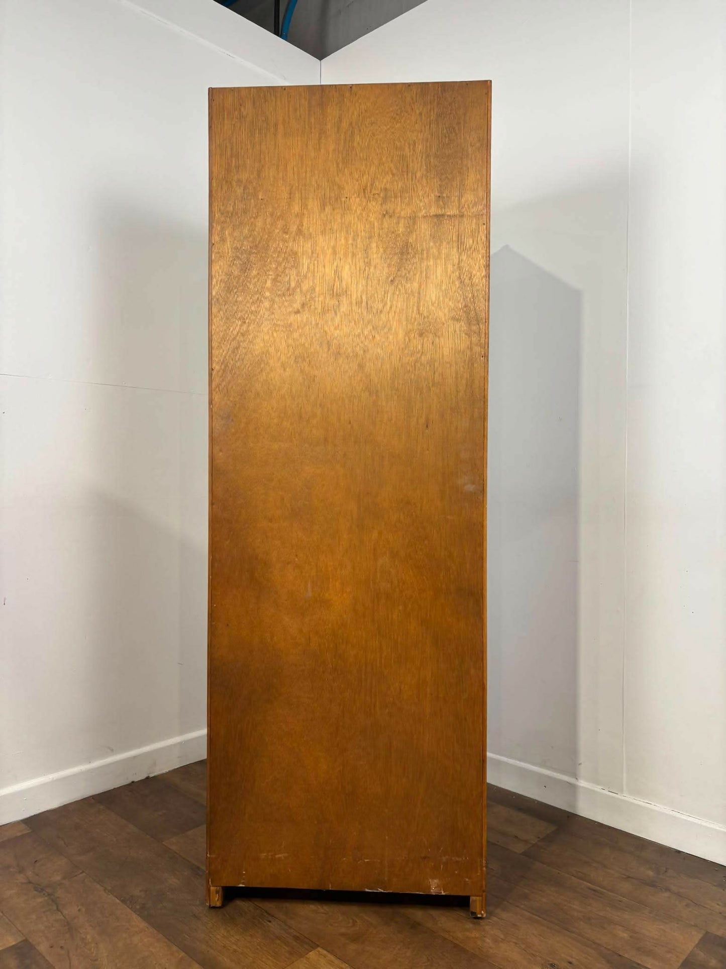 Vintage Oak Single Door Wardrobe