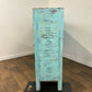 Vintage Indian Reclaimed Rustic Sideboard With 18 Drawers - In Duck Egg Blue
