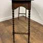 Vintage Oak Bobbin Turned Reading Table