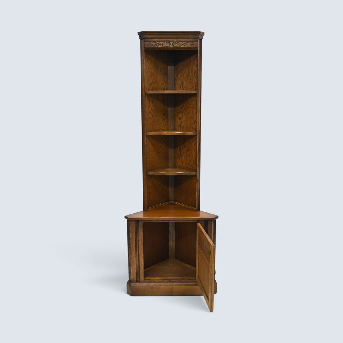 Old Charm Corner Cabinet/End Unit Light Oak Finish FREE UK Delivery*