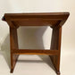 Gomme Vanity Stool Arts & Crafts Oak Floral Embroidery Seat or Piano Stool