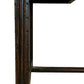 Vintage 1930s Solid Wood Desk 5 Drawer Console Table Carved Front 109cm