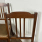 Edwardian Set of Three Mahogany Bedroom Chairs