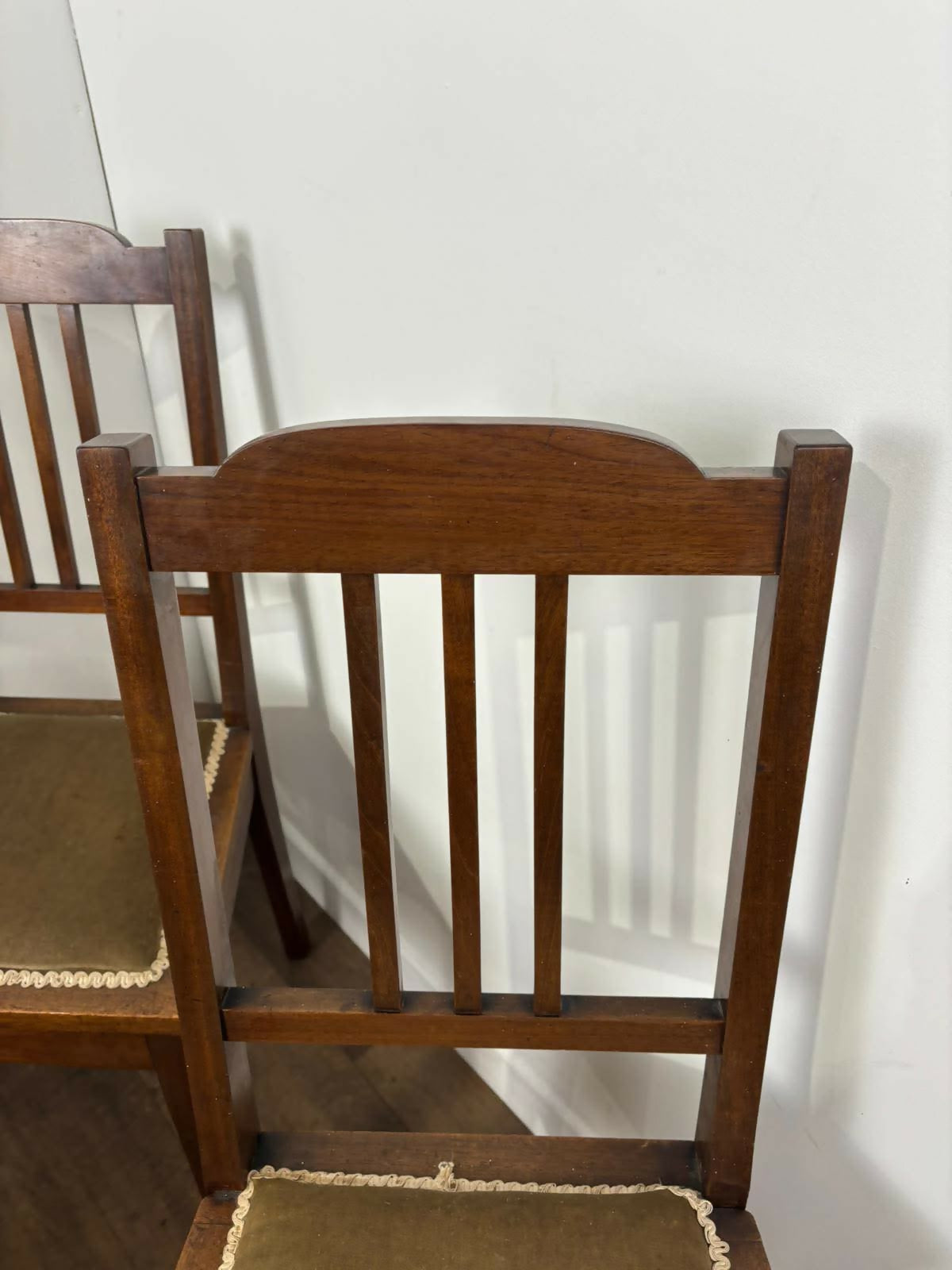 Edwardian Set of Three Mahogany Bedroom Chairs
