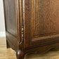 Wardrobe Antique French Louis XVI Style Oak Two Door Carved Armoire LOT 6465