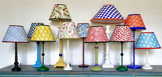 Bespoke refurbished table lamp